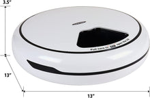 Load image into Gallery viewer, Lentek 5 Meal Automatic Cat Feeder, Dish with Voice Message, Wet or Dry Pet Food Dispenser Automatic Pet Feeder with Recorder, Speaker and Digital Timer for Dogs, Cats, Rabbits, & Other Pets (White)