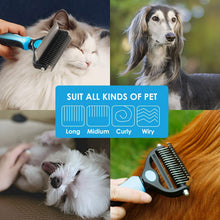 Load image into Gallery viewer, Pet Comb Cat And Dog Brush 2 in 1 Grooming Comb