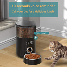 Load image into Gallery viewer, Automatic Pet Feeder, Touch Screen Style, 4L Programmable Smart Food Dispense 4L