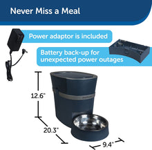 Load image into Gallery viewer, PetSafe Smart Feed - Electronic Pet Feeder for Cats & Dogs - 6L/24 Cup Capacity - programmable Mealtimes - Alexa, Apple & Android Compatible