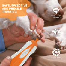 Load image into Gallery viewer, Dog Nail Grinder Nail Trimmer File, Pet Safe Electric Nail Clippers Kit 20in1