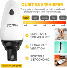 Load image into Gallery viewer, Dog Nail Grinder Trimmer β 2-Speed Rechargeable Electric Pet Grooming & Smoothing Tool Kit