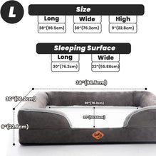 Load image into Gallery viewer, Dog bed Large Orthopedic Premium Memory Foam Large(38''x30''x9'')