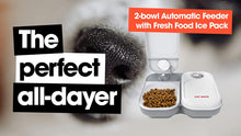 Load image into Gallery viewer, Cat Mate C200 2 Meal Automatic Pet Feeder For Cats And Small Dogs with Ice Pack