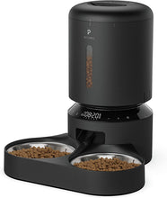 Load image into Gallery viewer, PETLIBRO Automatic Cat Feeder for Two Cats, 5L Dry Food Dispenser with Splitter and Two Stainless Bowls, 10s meal