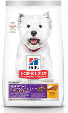 Load image into Gallery viewer, Hill's Science Diet Sensitive Stomach & Skin Adult Small Bites, Chicken Recipe, Dry Dog Food, 6.8kg Bag