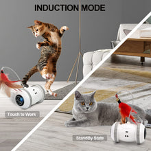 Load image into Gallery viewer, Cat Toys Robotic Interactive Indoor Electronic Toys with LED Light 360 Degree Rotation Sensor Mode
