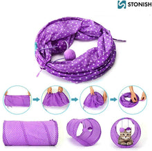 Load image into Gallery viewer, Cat Toys Kitten Toys Assorted, Variety Catnip Toy Set Including 2 Way Tunnel Storage Bag 29 Pieces