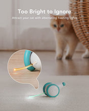 Load image into Gallery viewer, Interactive Cat Toys for Indoor Cats, Automatic Cat Toy with LED Lights, Cat Mouse Toys, Kitten Toys, Pet Toys, Smart Electric Cat Toy, USB Rechargeable, Auto On/Off
