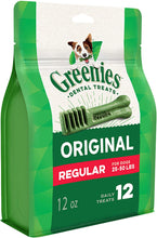 Load image into Gallery viewer, Greenies Original Regular Dental Dog Treat 340 g,12 Treats