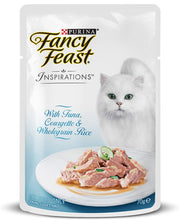 Load image into Gallery viewer, Fancy feast inspiration tuna and beef multipack 24*70gm adult