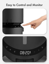 Load image into Gallery viewer, PETLIBRO Automatic Cat Feeder for Two Cats, 5L Dry Food Dispenser with Splitter and Two Stainless Bowls, 10s meal