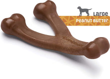 Load image into Gallery viewer, Wishbone Durable Dog Chew Toy for Aggressive Chewers, Real Peanut, Made in USA, Large