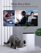 Load image into Gallery viewer, Petlibro Automatic Cat Feeder Programmable Portion Control 1-4 Meals per Day 4L/6L