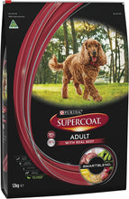 Load image into Gallery viewer, Supercoat Adult Dog Food Beef 12kg