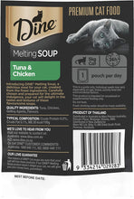 Load image into Gallery viewer, Dine Melting Soup Tuna And Chicken Wet Cat Food 40G * 12 Pack