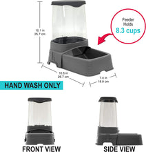 Load image into Gallery viewer, SportPet Food Bowls_Raised Stainless Steel Bowl_Gravity Feeder and Waterer