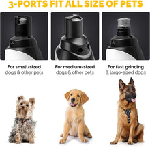 Load image into Gallery viewer, Dog Nail Grinder Trimmer β 2-Speed Rechargeable Electric Pet Grooming & Smoothing Tool Kit