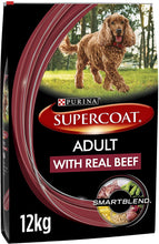 Load image into Gallery viewer, Supercoat Adult Dog Food Beef 12kg