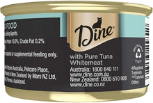 Load image into Gallery viewer, Dine Desire Pure Tuna Whitemeat Wet Cat Food 85g x 24 Pack