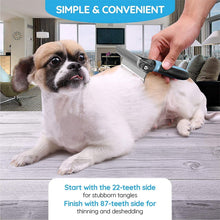 Load image into Gallery viewer, Pet Comb Cat And Dog Brush 2 in 1 Grooming Comb