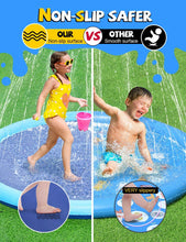 Load image into Gallery viewer, Non-Slip Splash Pad for Kids and Dog, Thicken Sprinkler Pool Summer Outdoor Water Toys - Fun Backyard Fountain Play Mat for Baby Girls Boys Children
