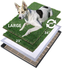 Load image into Gallery viewer, Dog Grass Pee Pads for Dogs with Tray S L XL