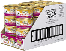 Load image into Gallery viewer, Fancy Feast Delights with Cheddar Chicken Wet Cat Food, Adult 24*85gm