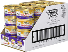 Load image into Gallery viewer, Fancy feast delight with cheddar Turkey adult wet cat food 24*85gm