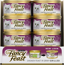 Load image into Gallery viewer, Fancy Feast Grilled Chicken Gravy Cat Food 24*85gm