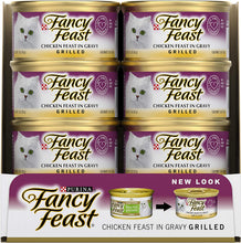 Load image into Gallery viewer, Fancy Feast Grilled Chicken in Gravy Wet Cat Food, Adult 24*85gm