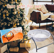Load image into Gallery viewer, Cat and dog bed free standing sleeping bed,detachable and easy assembly
