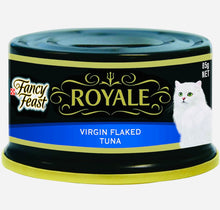 Load image into Gallery viewer, Fancy feast Royale virgin flake tuna wet cat food 24*85gm