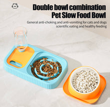 Load image into Gallery viewer, Cat water bawl 3 in 1 with automated water bottle