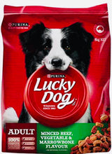 Load image into Gallery viewer, Lucky Dog Mince Beef Vegetable and Marrowbone For Adult & Senior 8KG