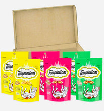 Load image into Gallery viewer, Temptations cat treat multi variety pack 85gm*6pack (2 bag of each flavour)