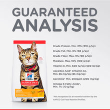 Load image into Gallery viewer, Hills Light Dry Cat Food Adult 2KG