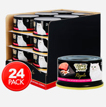 Load image into Gallery viewer, Fancy feast Royale whitemeat tuna affair with seafood strips 24*85gm