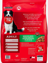 Load image into Gallery viewer, Lucky Dog Mince Beef Vegetable and Marrowbone For Adult & Senior 8KG