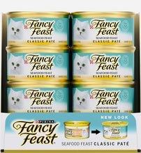 Load image into Gallery viewer, Fancy Feast Classic Pate Seafood Feast 24*85gm