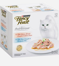 Load image into Gallery viewer, Fancy Feast Inspiration Salmon & Tuna Multipack 24*70gm(Adult)
