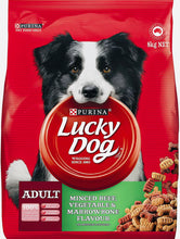 Load image into Gallery viewer, Lucky Dog Mince Beef Vegetable and Marrowbone For Adult & Senior 8KG