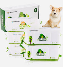 Load image into Gallery viewer, Pet bath wipe vitamin E & Aloe unscented 400 sheets