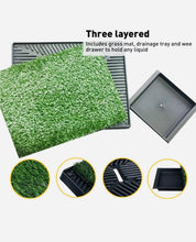 Load image into Gallery viewer, Dog portable indoor toilet training grass Mat 3 layers