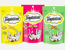 Load image into Gallery viewer, Temptations cat treat multi variety pack 85gm*6pack (2 bag of each flavour)