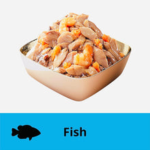 Load image into Gallery viewer, Dine Flakes Tuna & Prawn wet cat food 35g*12