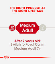 Load image into Gallery viewer, Royal Canin dry dog food medium and adult breed 15kg
