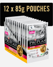 Load image into Gallery viewer, Purina Pro plan chicken in gravy adult cat food 12 pack * 85gm