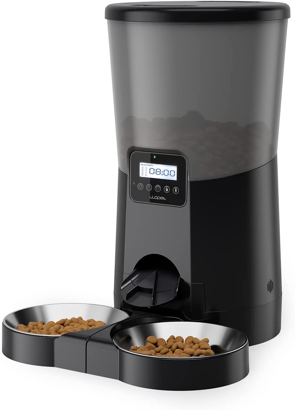 WOPET Automatic Dog Feeder,8L Pet Food Dispenser for Two Cats and Dogs