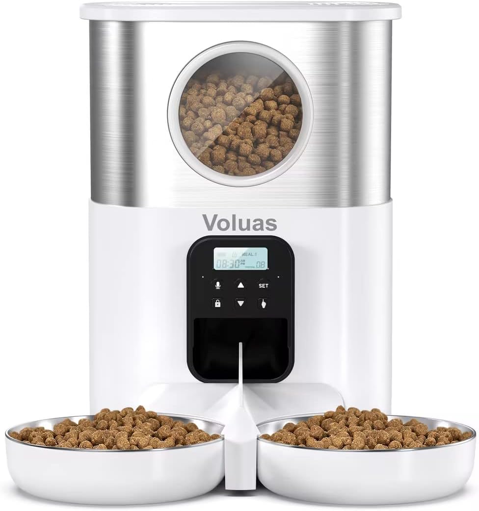 Automatic Cat Feeders for Two Cats 5L